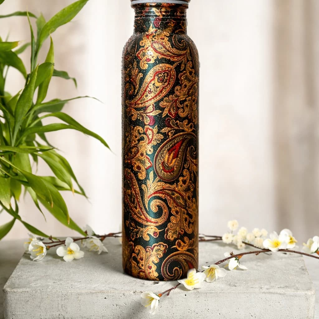 Brocade Ayurveda Copper Bottle