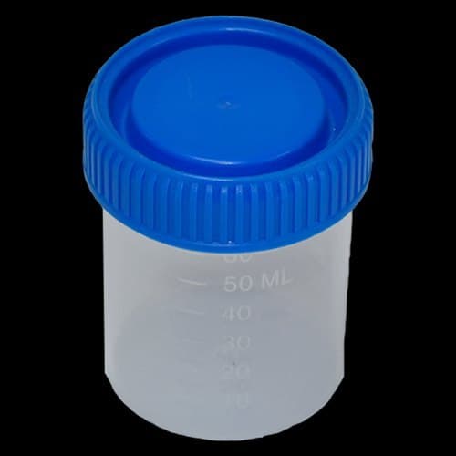 Sterile Urine Specimen Container, Polypropylene, 60ML Pack of 50 - Image 2