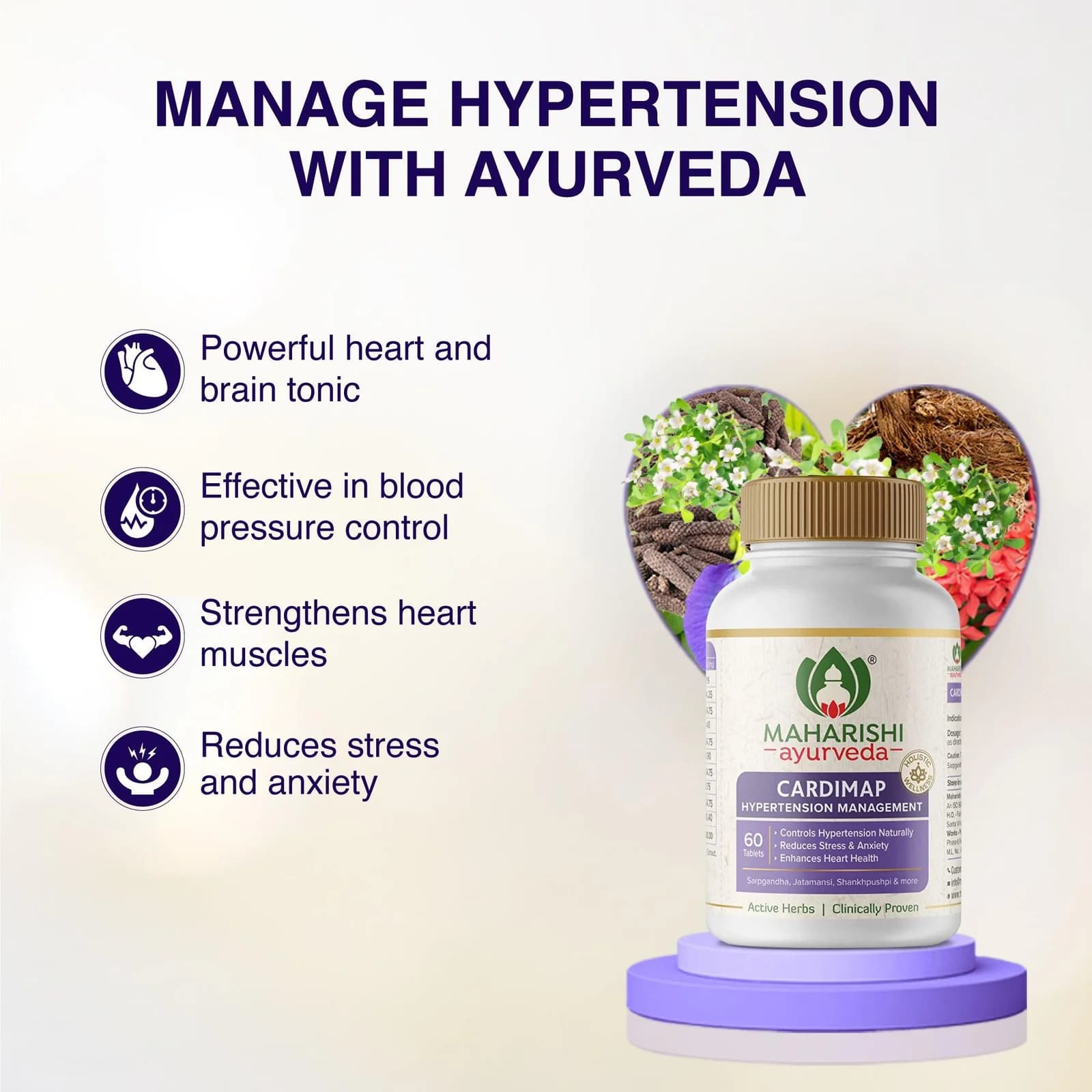 Maharishi Ayurveda Cardimap 60 Tablets - Image 3