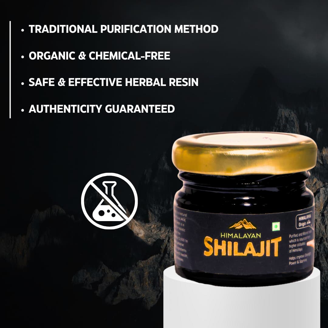 Himalayan Herbal Shilajit Resin for Strength & Energy Booster - Image 4