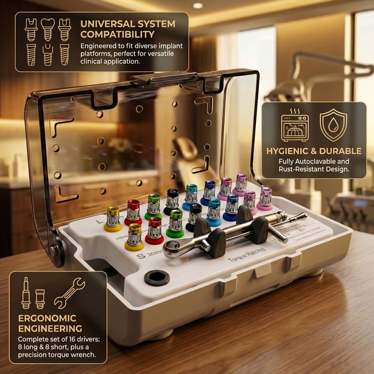 Dentaltech Universal Prosthetic Driver Kit - Image 6