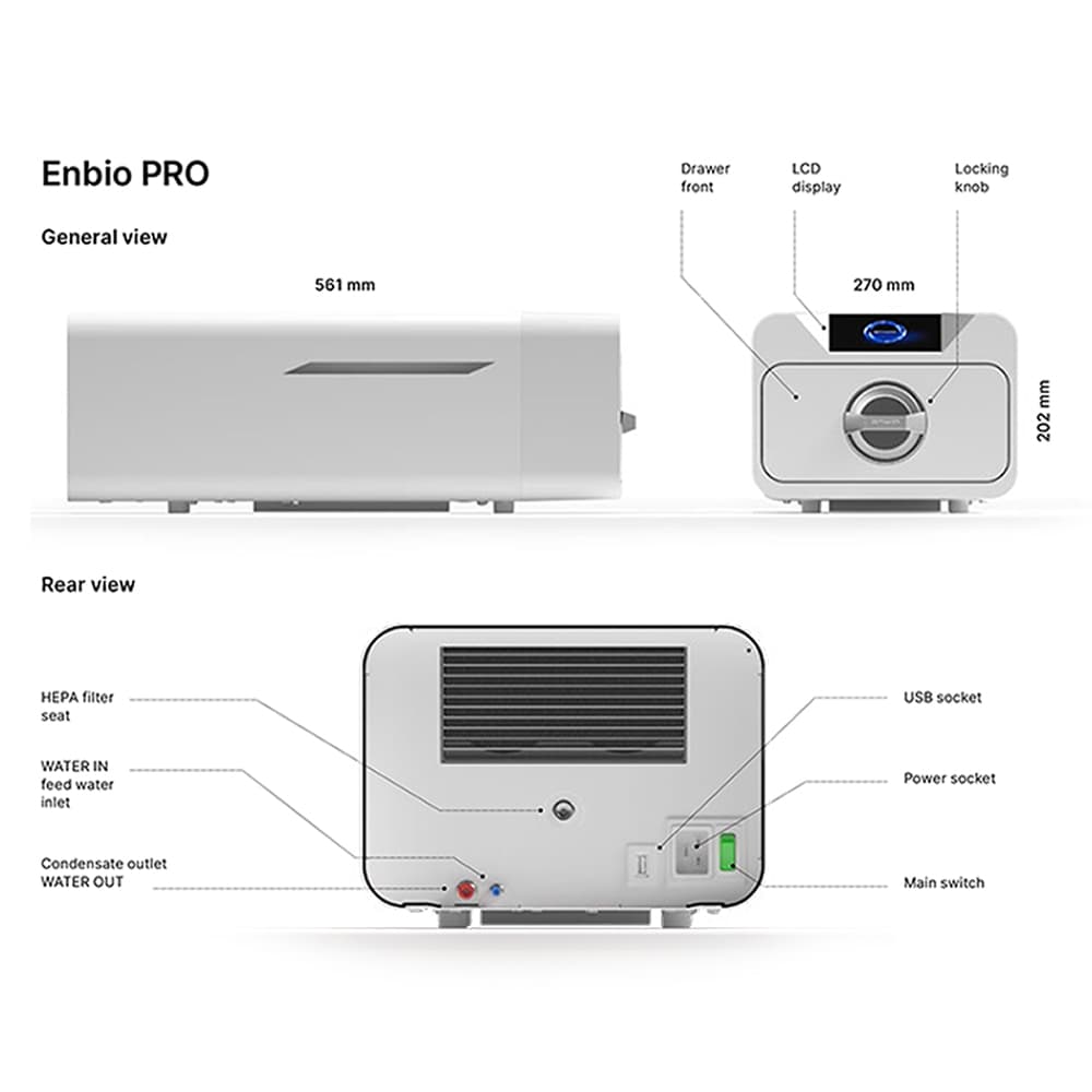 Enbio Pro 5.3L Class B Autoclave - Image 6