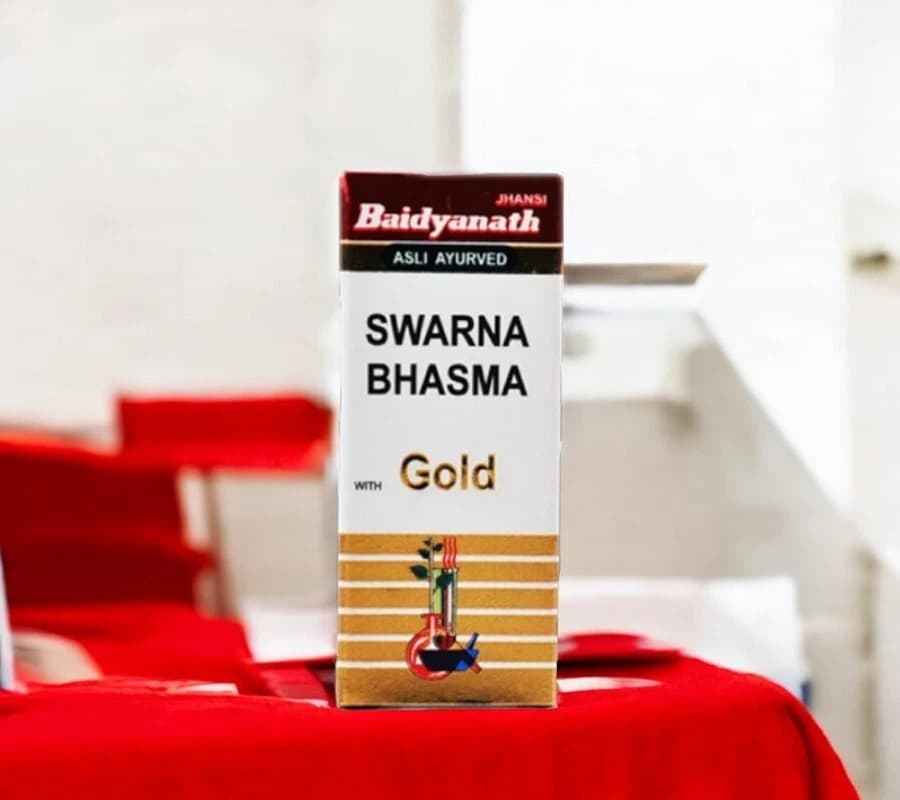 Baidyanath Swarna Bhasma Ayurvedic Dietary Supplement 500mg.