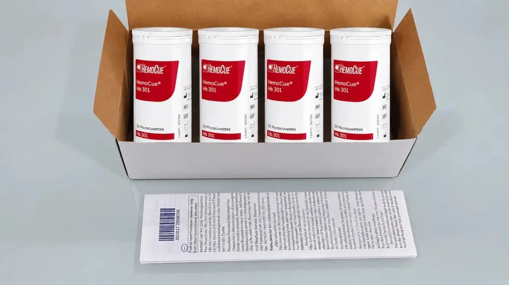 HemoCue Hb301 Microcuvettes 50/Bottle – 4 Packs Testing Supplies - Image 2