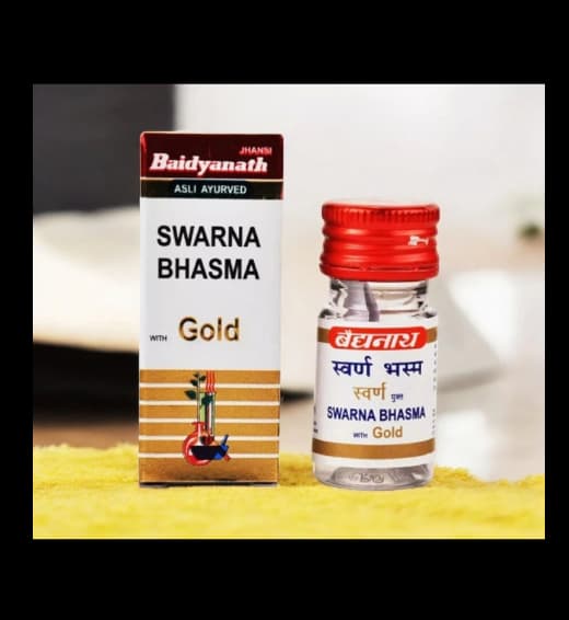 Baidyanath Swarna Bhasma Ayurvedic Dietary Supplement 500mg.