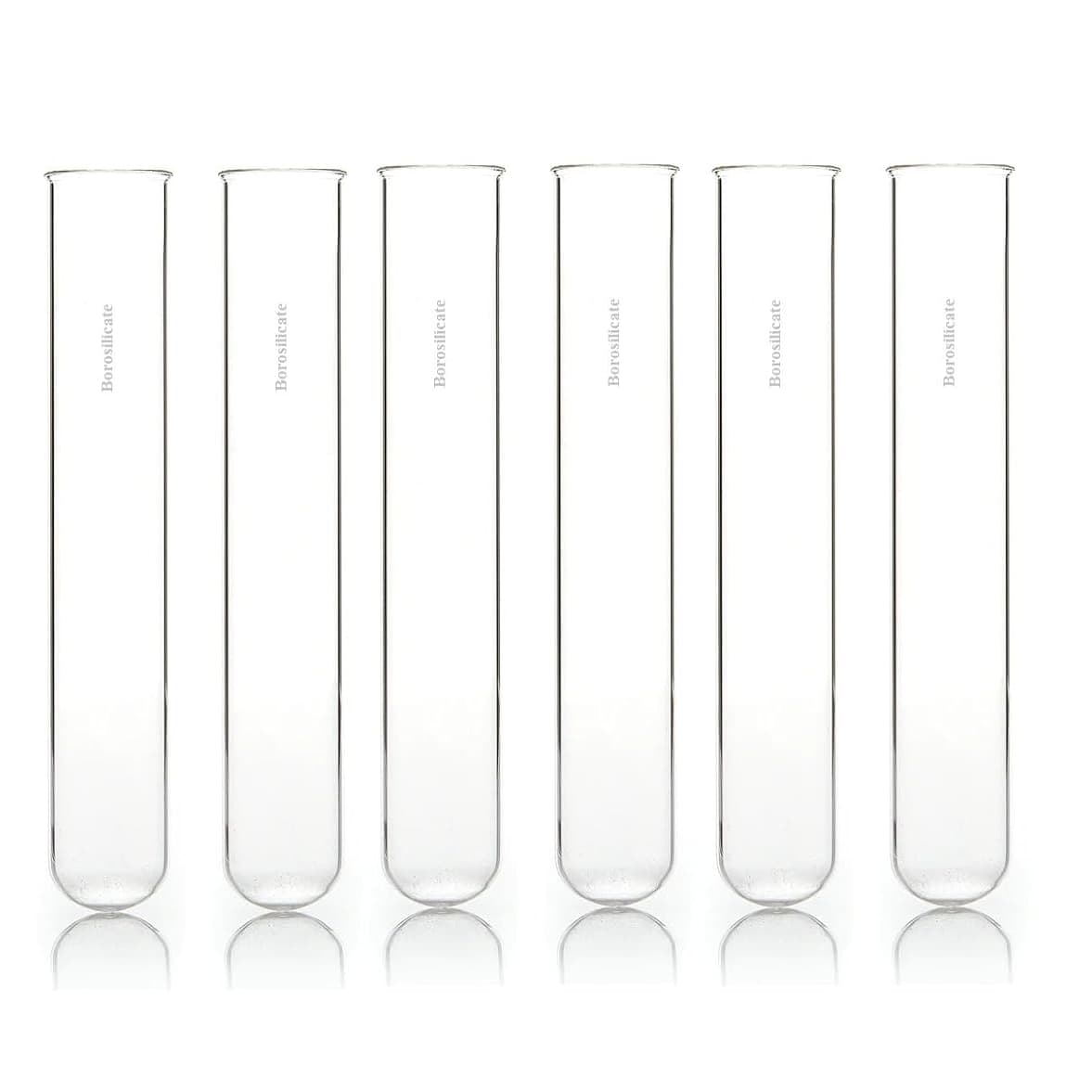Borosilicate Glass Test Tubes Plain Heat Resistant Lab Tubes Chemical Resistant Pack of 100 - Image 3