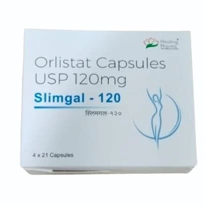 SLIMGAL 120 mg Capsules | Slimgal Capsules for Weight Loss (Pack of 84 Capsules)  - Image 1