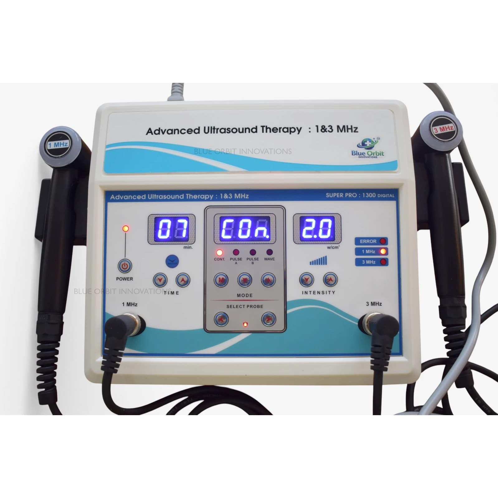 Super Pro 1 & 3 MHz Ultrasonic Therapy Machine - Image 4