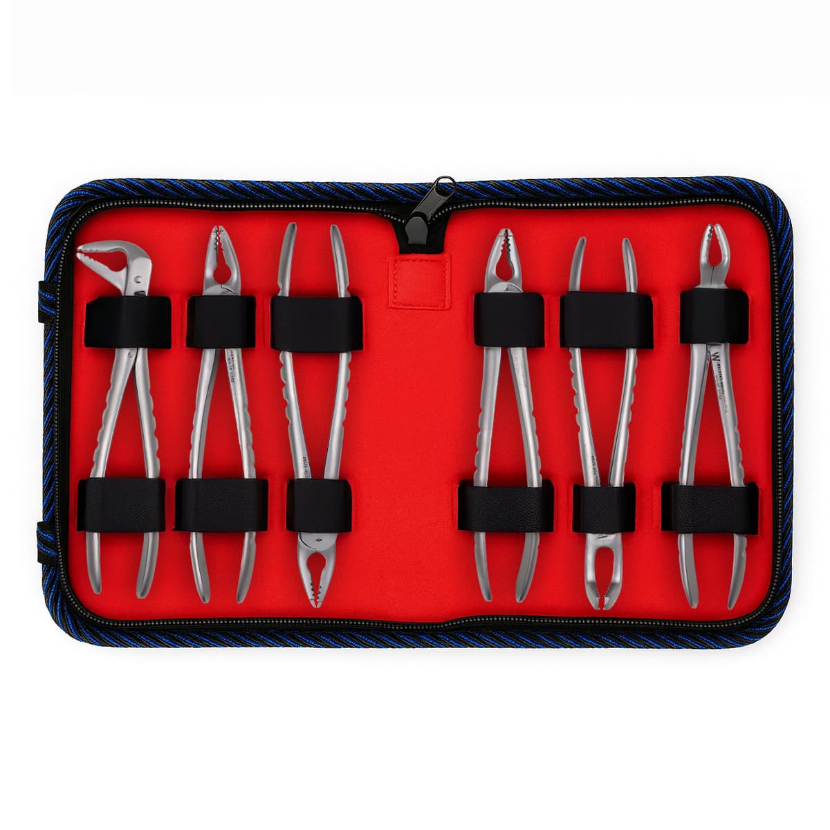 Waldent Atraumatic Extraction Instruments Forceps Kit Set of 6 - Coarse Serrations K1/5 - Buy now on Snapshophub Waldent Atraumatic Extraction Instruments Forceps Kit Set of 6 - Coarse Serrations K1/5 product image