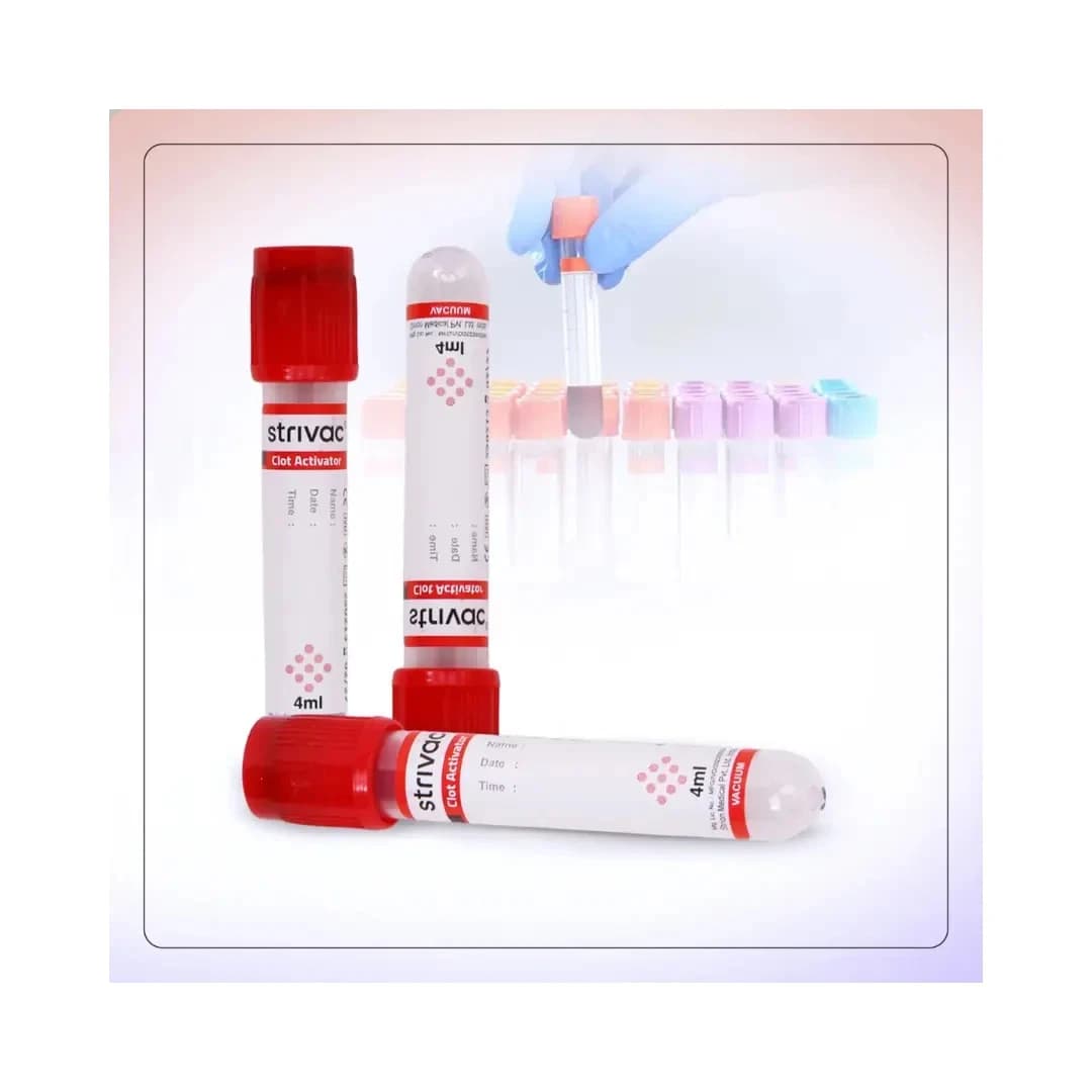 Plain Clot Blood Collection Tubes – Pack of 100 PCS for Labs - Buy now on Snapshophub Plain Clot Blood Collection Tubes – Pack of 100 PCS for Labs product image