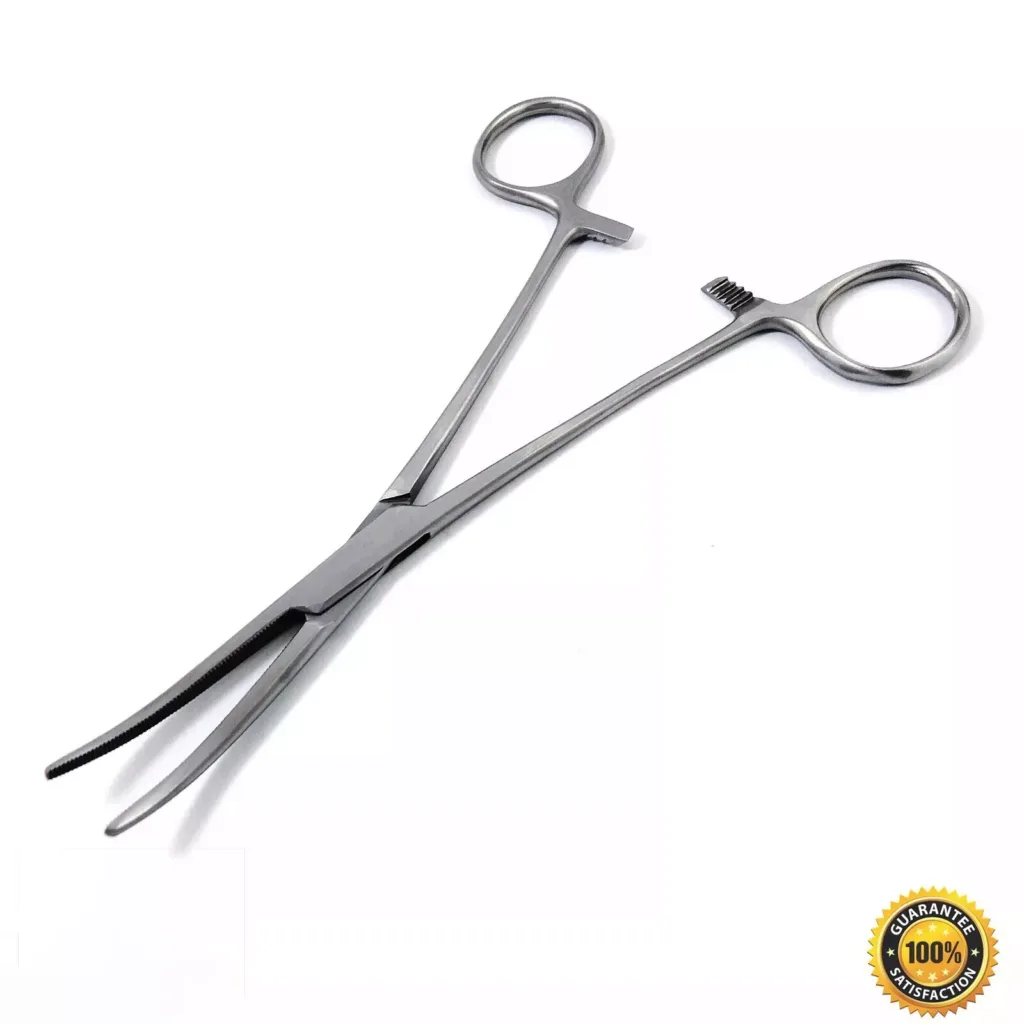 Artery Hemostat Mosquito Pean Forceps curved straight 6inch vessel surgical 2