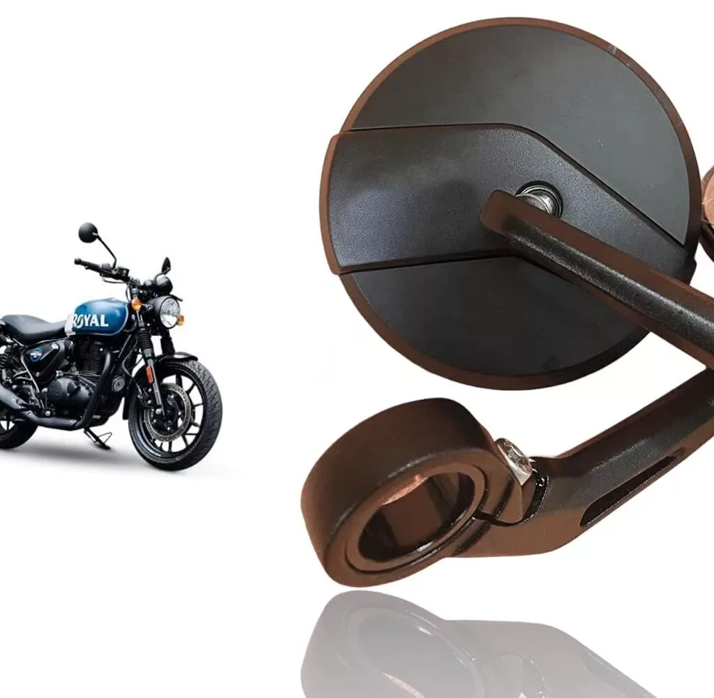 Bar End Mirror Mount Fit For Royal Enfield Interceptor 5