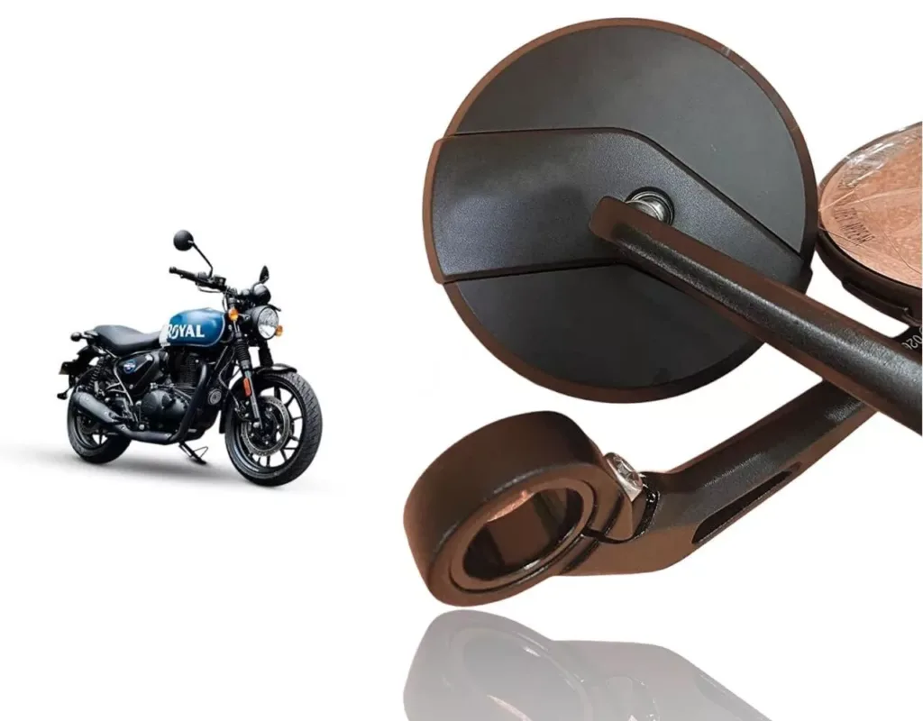 Bar End Mirror Mount Fit For Royal Enfield Interceptor 5