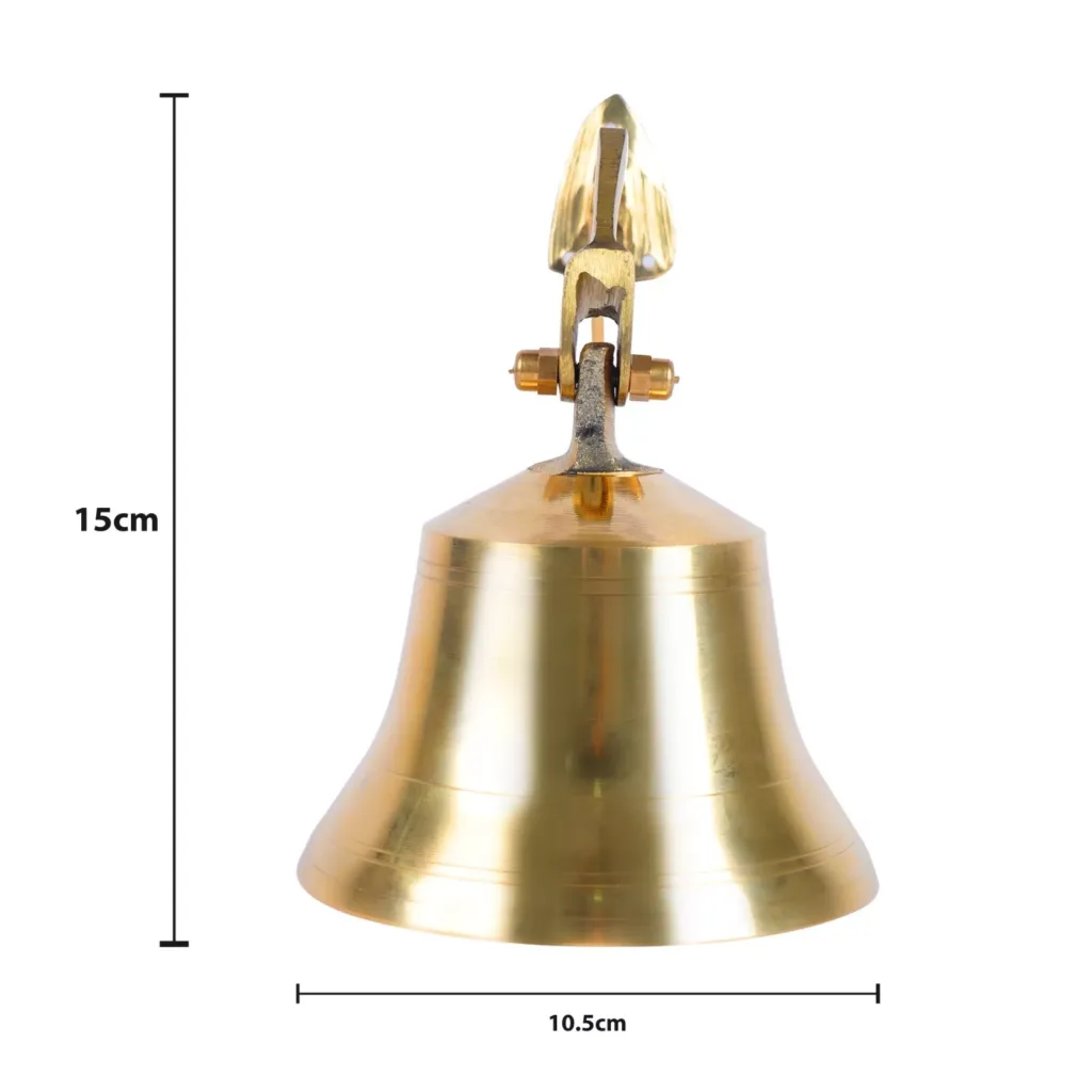 Handmade Pure Brass Temple Bell 2