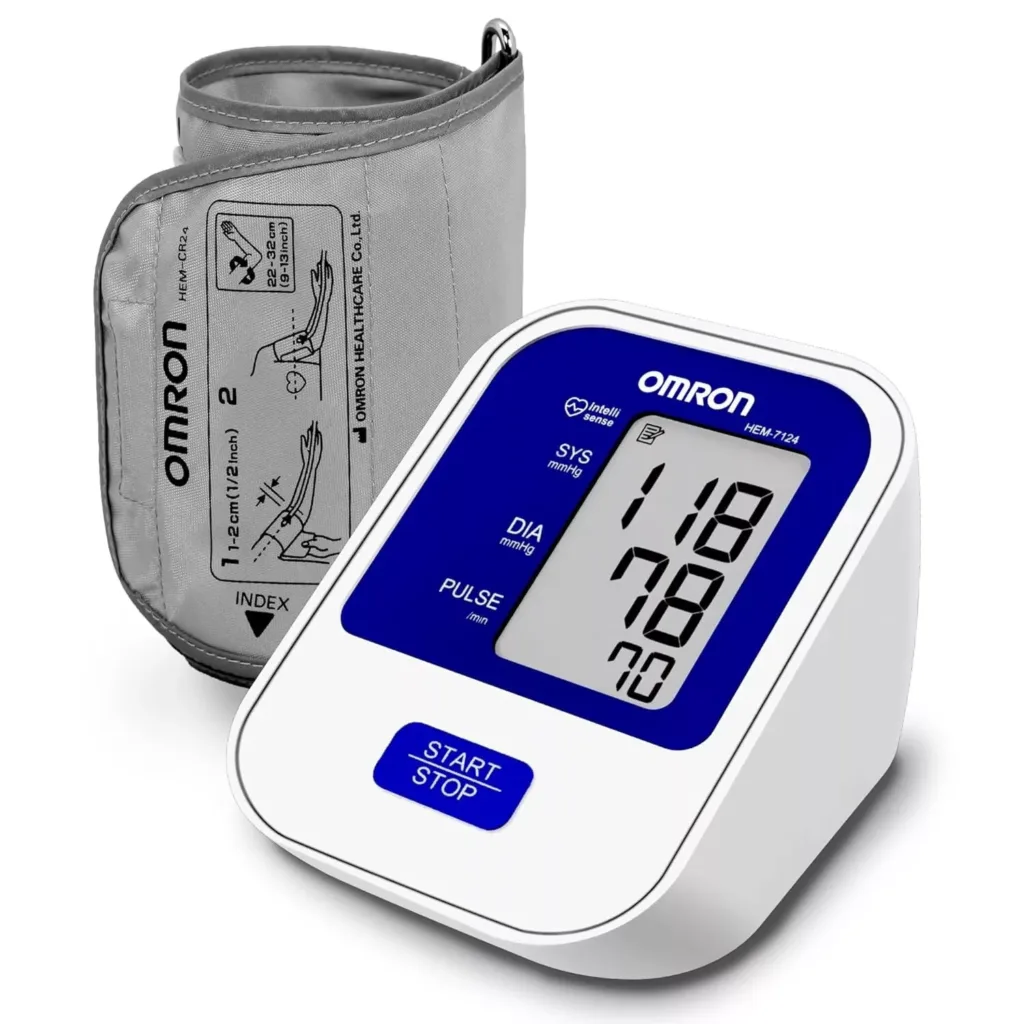 Omron HEM 7124 Automatic Blood Pressure Monitor Most Accurate Measurement