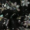 Sitara Kali Net Flower Sequin Fabric 3