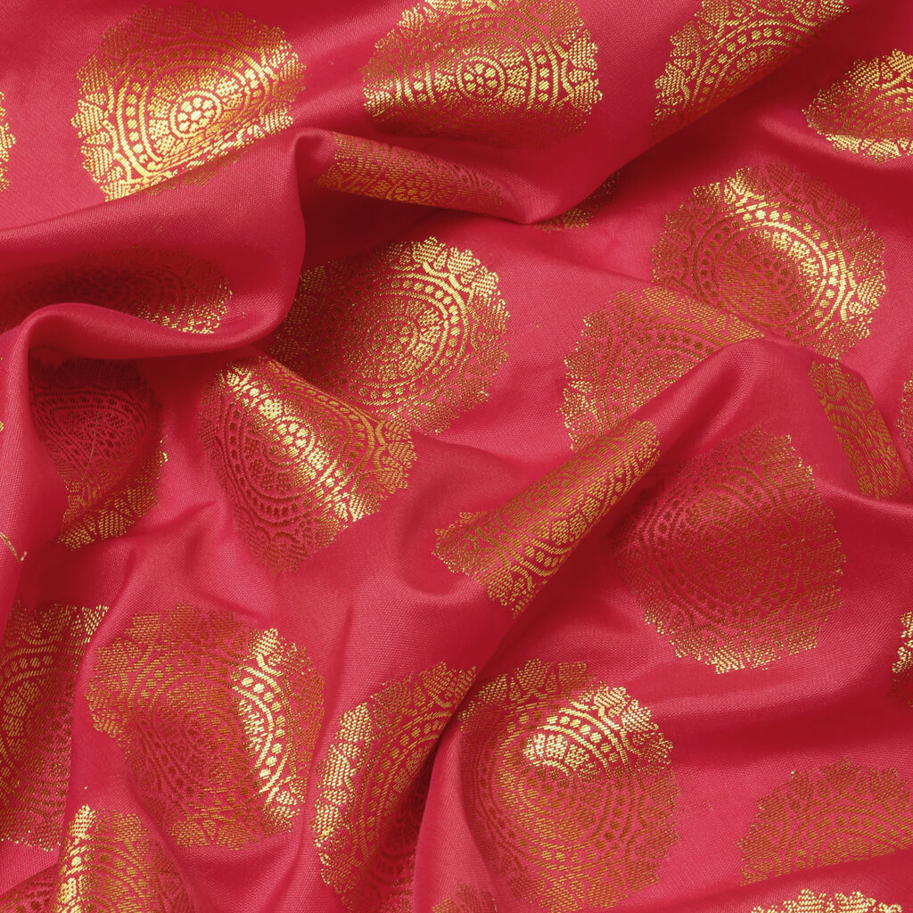 Unstitched Light Banarasi Silk Brocade Fabric 22