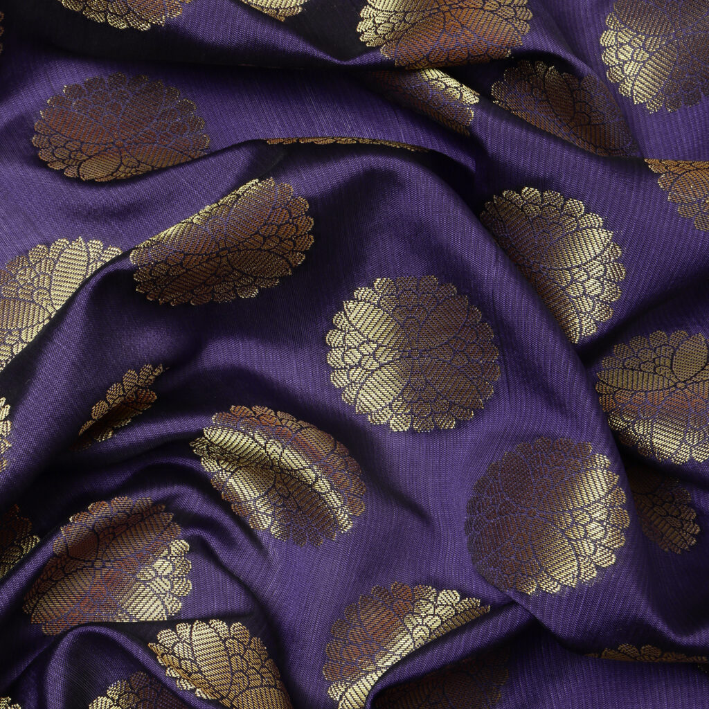 Unstitched Light Banarasi Silk Brocade Fabric 25