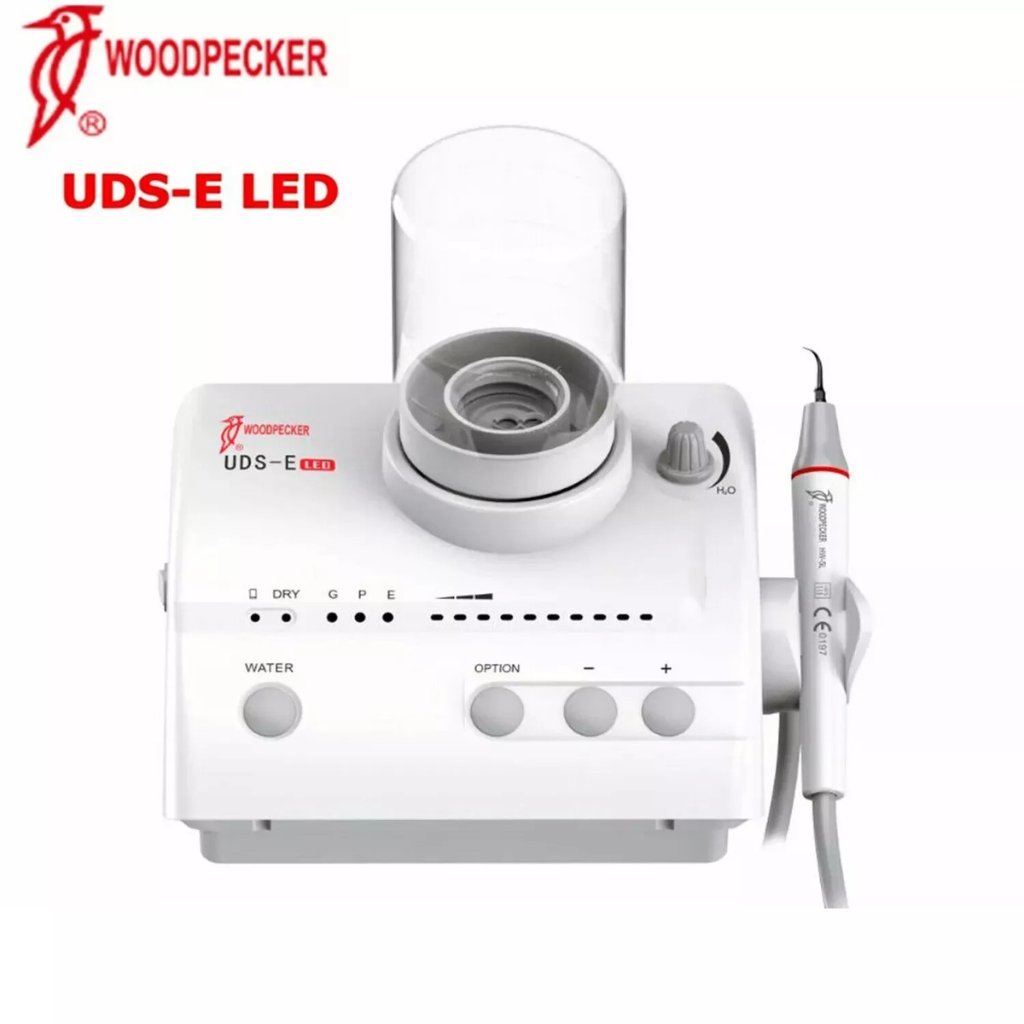 Woodpecker UDS-E LED Piezo Scaler handpiece, a top-quality piezoelectric scaler for efficient dental ultrasonic procedures.