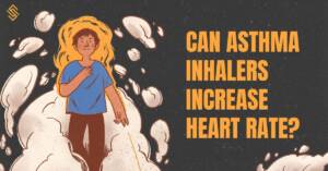 Person using an asthma inhaler for quick relief from breathing difficulty.