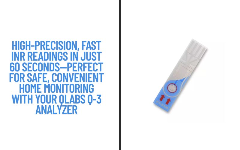 Home INR testing saves time reduces clinic visits and helps you stay on top of your treatment. 1