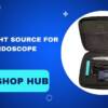 1W portable LED light source with battery for endoscope and borescope, used for medical and industrial inspections