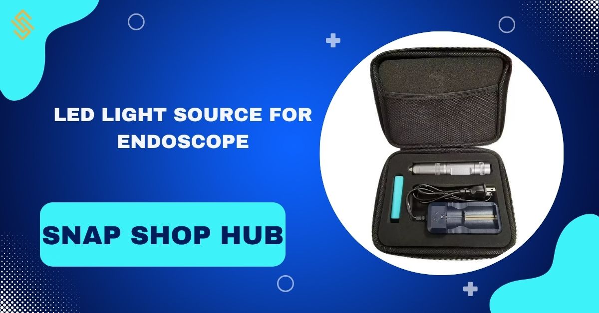 1W portable LED light source with battery for endoscope and borescope, used for medical and industrial inspections