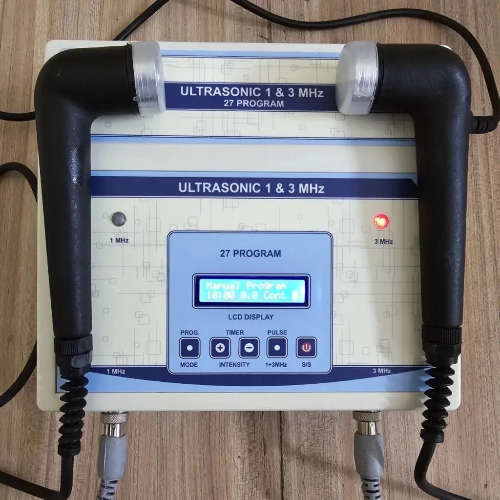 1 & 3 MHz Ultrasound Therapy Machine for Pain Relief & Physiotherapy Use