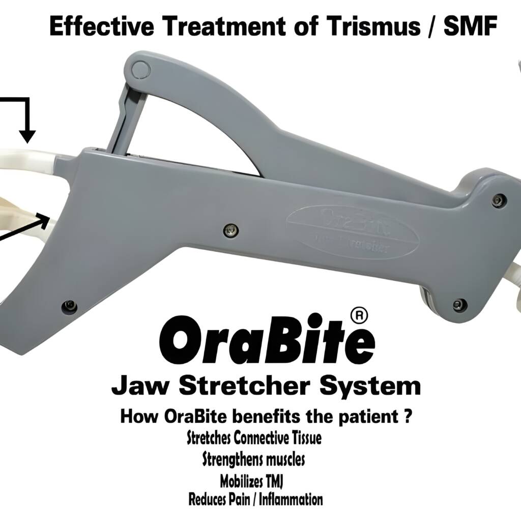 Orabite Jaw Stretcher Opener Device – Trismus Therapy & Jaw Motion Rehabilitation System with Bite Pads