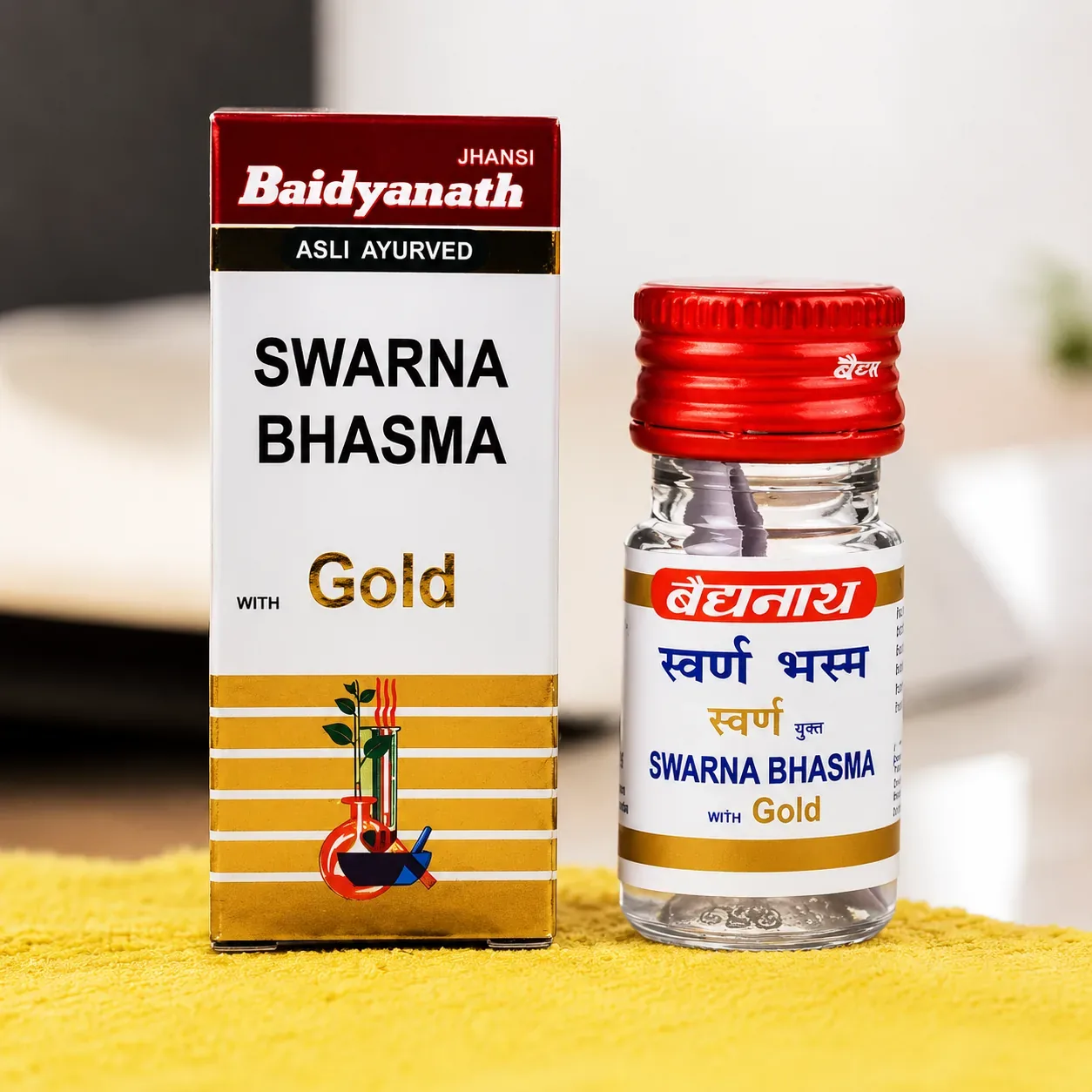 Baidyanath Swarna Bhasma with Gold