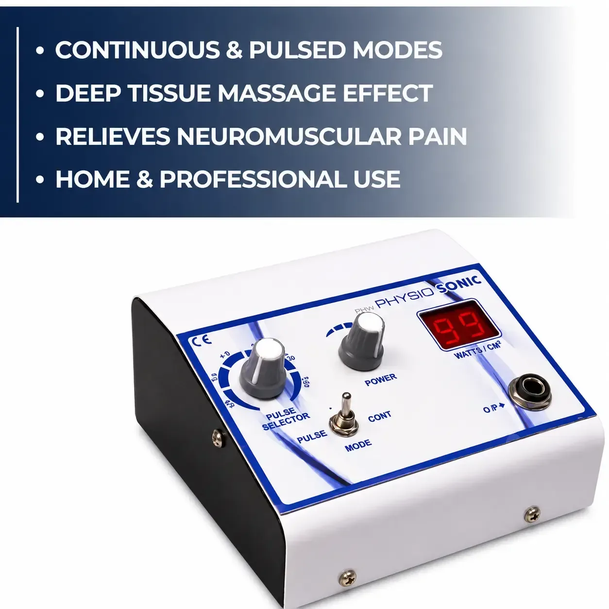 Mini Physio Sonic 1MHz Ultrasound Therapy Machine