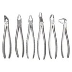 Waldent Atraumatic Extraction Instruments Forceps Kit Set of 6