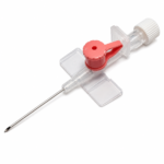 I.V. Catheter With Injection Valve and Wings