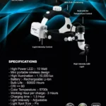 Wireless LED Dental Headlight Hands-Free Illumination Device