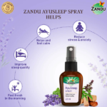 Zandu AyuSleep Natural Sleep Spray for Relaxing Night Sleep