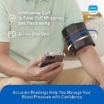 Omron HEM-7600T Smart Elite+Tubeless BP Monitor with IntelliWrap, Bluetooth