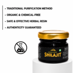 Himalayan Herbal Shilajit Resin for Strength & Energy Booster