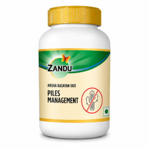 Zandu Piles Reliever Arsha Rasayan 60 Tablets for Fast Relief