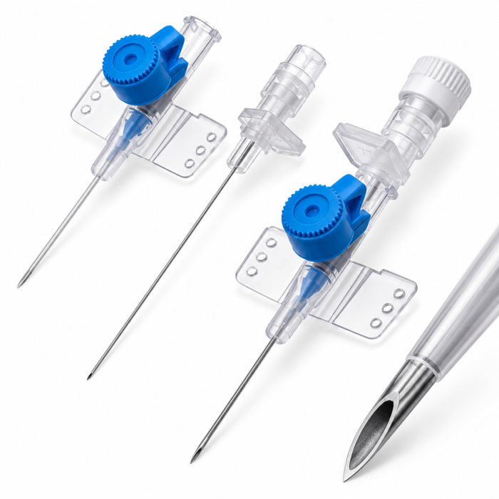 Safety IV Cannula Without Injection Port and Wing