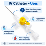 I.V. Catheter With Injection Valve and Wings