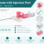 Safety I.V. Catheter With Injection Valve and Wings