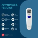 Omron MC-720 Forehead Infrared Thermometer Pro for Home Use