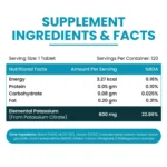 Himalayan Organics Potassium Citrate 800mg Supplement