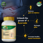 Zandu Piles Reliever Arsha Rasayan 60 Tablets for Fast Relief