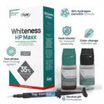 Whiteness HP Maxx 35% Hydrogen Peroxide Professional Dental Bleaching Gel Kit