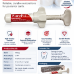 Dentsply SureFil High Density Posterior Composite Refill 3g Dental Syringe
