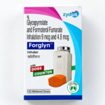 Glycopyrrolate Formoterol Fumarate Inhaler 10.7g, 9 mcg / 4.8 mcg Pack of 3