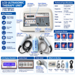 1 MHz & 3 MHz Ultrasound Therapy Physical Pain Relief Therapeutic Machine