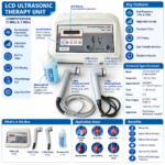 1 MHz & 3 MHz Ultrasound Therapy Physical Pain Relief Therapeutic Machine