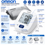 Omron HEM-7181 Automatic BP Monitor with Trend Indicator